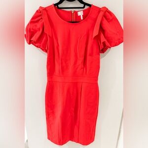 Rachel Parcell Vibrant Red Mini Dress